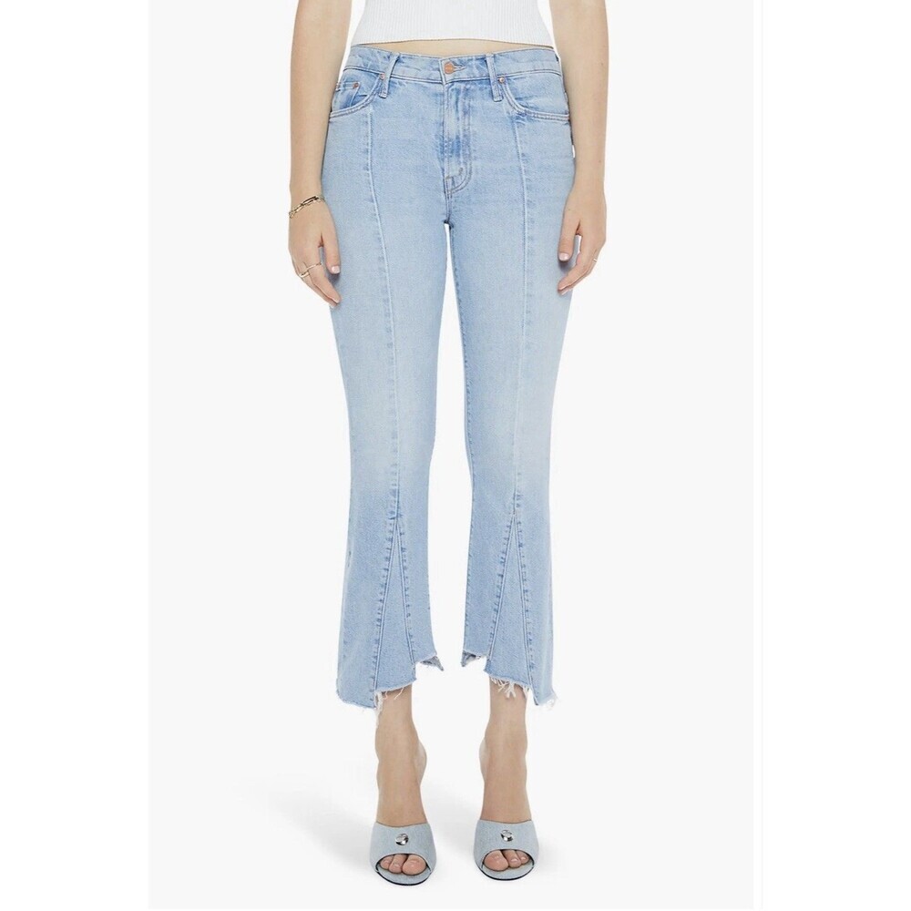 NWT Mother The Insider Crop Step Fray Jeans 26 Wash Let’s Get It Together